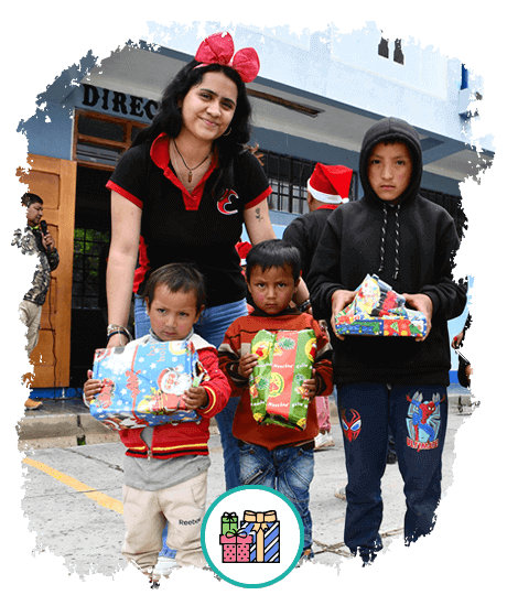 Donacion de regalos en navidad